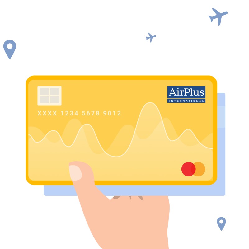 Use debit, credit or AirPlus virtual cards